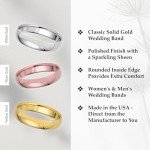 EWB Signature 4mm Solid Gold Wedding Band