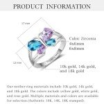 Personalized Gold Mom Ring with Birthstones