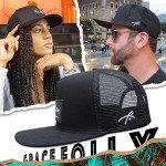 Grace Folly Snapback Trucker Hat - Black