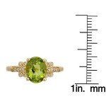 Elegant 10K Yellow Gold Diamond Engagement Ring