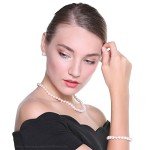 Freshwater Pearl Necklace, Bracelet & Earring Set