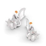 Jeulia Nightmare Before Christmas Sterling Silver Earrings