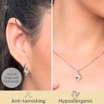 Diamond Jewelry Set: Pendant, Earrings & Ring