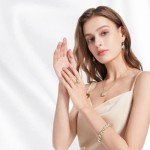 Elegant Gold Plated Wedding Jewelry Set for Women