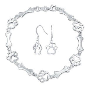Animal Charm Jewelry Set for Dog Lovers