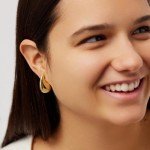 Kiara 14K Gold Plated Teardrop Earrings