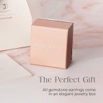 Moon Magic Raw Crystal Moonstone Earrings for Women