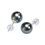 18K Gold Pearl Stud Earrings for Her