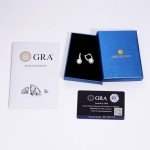 Sterling Silver Pearl Drop Hoop Earrings for Women