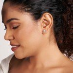 Stunning 1ct Lab Grown Diamond Stud Earrings