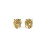 Round LAB Grown Diamond Stud Earrings in Gold