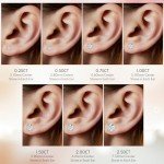 Round LAB Grown Diamond Stud Earrings in Gold