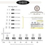 Lab Grown Diamond Gold and Platinum Stud Earrings