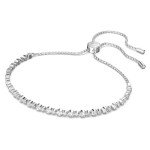 Swarovski Matrix Rhodium-Plated Single Layer Bracelet