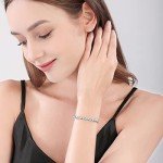 Dainty Birthstone Bracelets for Women in Silver