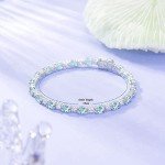 Dainty Birthstone Bracelets for Women in Silver
