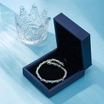 Dainty Birthstone Bracelets for Women in Silver