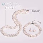 Elegant Freshwater Pearl Necklace and Earrings Set