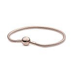 Pandora Rose Moments Snake Chain Charm Bracelet
