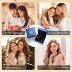 Love Heart Birthstone Bracelet in Rose Gold