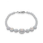 Dainty 14K Gold Freshwater Pearl Bracelet for Women