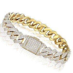 Gold Cuban Link Bracelet for Men and Women