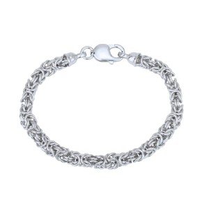 Vanbelle Rhodium-Plated Sterling Silver Chain Bracelet