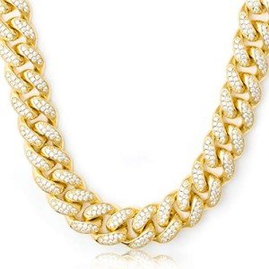 Stylish Iced Out Miami Cuban Link Chain