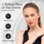 Belinda Jewelz Adjustable Birthstone Tennis Bracelet 925 Silver