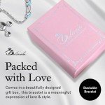 Belinda Jewelz Adjustable Birthstone Tennis Bracelet 925 Silver