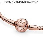 Pandora Moments Snake Chain Bracelet in Rose Gold
