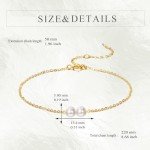 14K Gold Freshwater Cultured Pearl Bracelet for Women