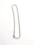 14k White Gold Rope Chain Ankle Bracelet