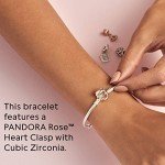 Pandora Moments Pavé Heart Clasp Bracelet for Women