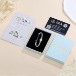 Stunning 1CT Moissanite Silver Bracelet for Women