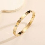 18K Gold Plated Clover Bracelet Set for Women