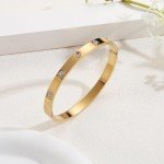 18K Gold Plated Clover Bracelet Set for Women