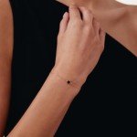 14K Gold Mini Heart Bracelet for Women