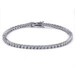 14K Gold Moissanite Tennis Bracelet for Women