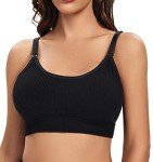 Suekaphin 5-Pack Seamless Nursing Bras for Moms