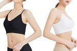 Comfy Padded Bralette 3-Pack: Black, Beige, White