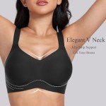 Buttery Smooth Wireless Full Coverage Bra - Black