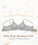 Jelly Strip Seamless Nursing Bras for Moms - 3 Pack