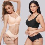 Buttery Smooth Wireless Full Coverage Bra - Black