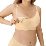 Comfortable Nursing Bras for Moms - 3 Pack