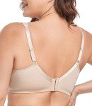 Wirarpa Plus Size Wirefree Bralette in Beige