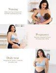HOFISH Seamless Nursing Bra for Breastfeeding Support