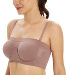 Lemorosy Women's Seamless Strapless Underwire Bralette
