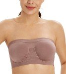Lemorosy Women's Seamless Strapless Underwire Bralette