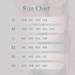 Ultra Soft Wireless Bra for Women - Black L